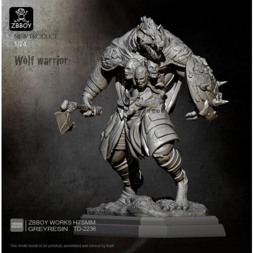 75mm Resin Model Kits Sirius Warrior Self-assembled TD-2236