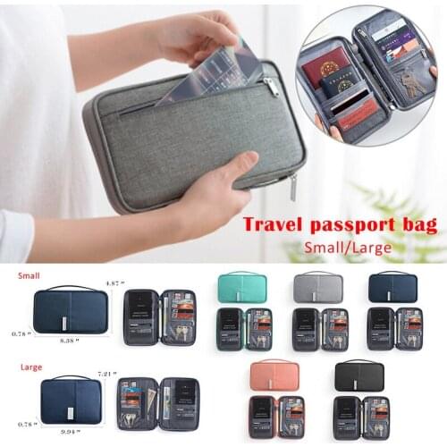 Adisputent Waterproof Family Passport Holder Travel Wallet Credit Card Organizer Travel Accessories Document Case 2020 Fashion
