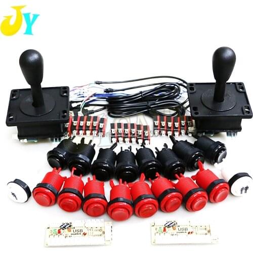 Jamma Arcade Cabinet DIY Kit Zero Delay USB Arcade controller To PC Connection The American style Joystick 4/8 way Push Buttons