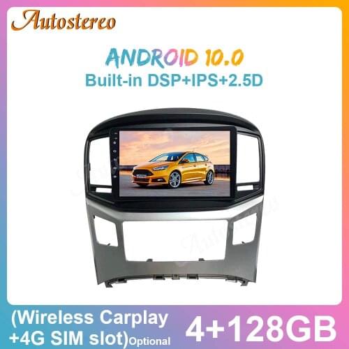 For Hyundai H1 Grand Royale I800 2016-2018 Android 10.0 4+128G Carplay Car GPS Navigation Multimedia Player Head Unit Auto Radio