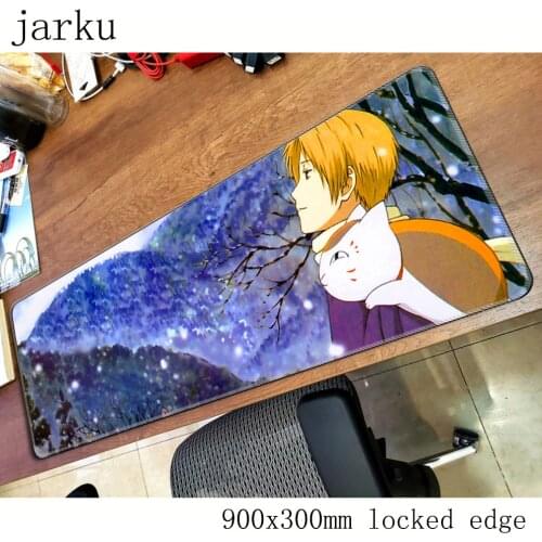 Natsume yuujinchou mouse pad gamer 900x300mm notbook mouse mat gaming mousepad Customized pad mouse PC desk padmouse accessories