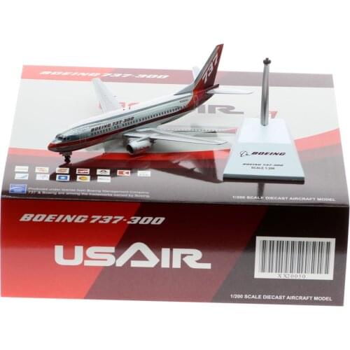 1:200 Alloy Collectible Plane JC Wings XX20050 USAir Boeing 737-300 Diecast Aircraft Jet Model Reg#N352AU with Stand