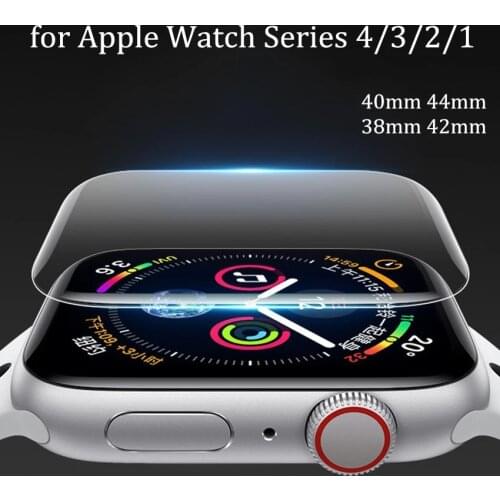 Full Protective Soft Film for Apple Watch Screen Protector 42mm 44mm 40mm 38mm for iwatch 5 4 3 2 1 6 SE Not Tempered Glass