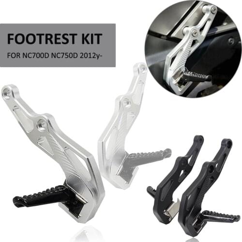 NEW Motorcycle Accessories CNC Footrest Kit For HONDA NC750D NC 750D NC750 D Foot Pegs 2012