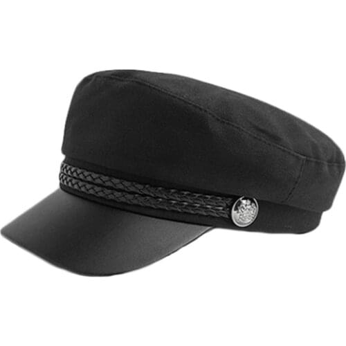 New Beret Hat Fashion Solid Color Autumn Octagonal Cap For Women Military Baseball Hats Casual Berets Caps Keep Warm Hat TG0197