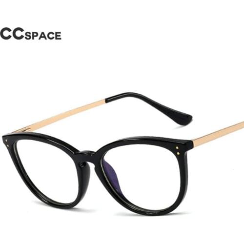 48236 Plastic Titanium Glasses Frames Anti-blue Light Men Women Cat Eye Optical Fashion Computer Glasses