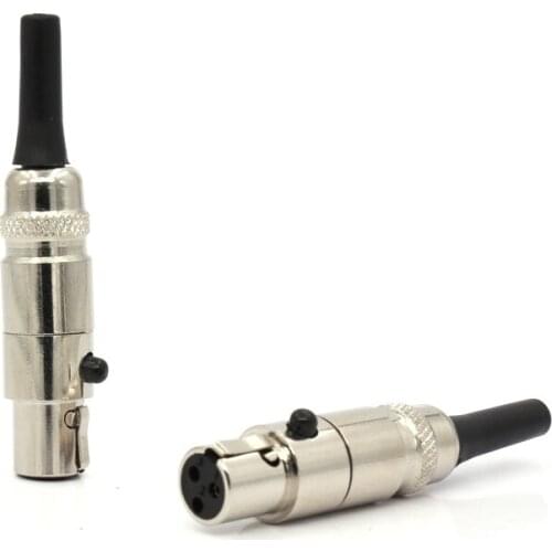 4pcs Hifi Audio Earphone adapter K240 K271 K272 K242 K702 headphone gold mini female XLR connector