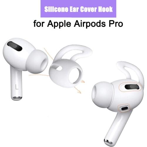 Silicone Earbuds Case for Airpods Pro Anti-lost Eartip Ear Hook Cap Cover for Apple Airpods Pro Bluetooth Earphone Accessories