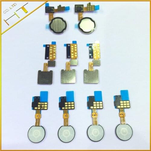 10pcs touch ID Fingerprint scanner Sensor Home Return Key Menu Button Flex Cable Ribbon for LG V10 V20 G5 nexus 5X