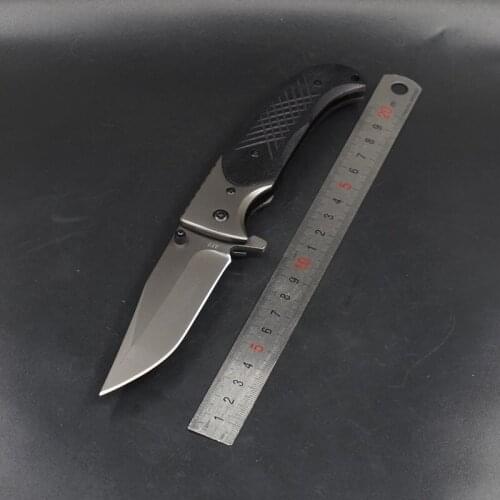 Folding Knife Survival Tactical Knife 440C Blade G10 Handle Camping Outdoor Utility Hunting Pocket Knives EDC Defense Tools