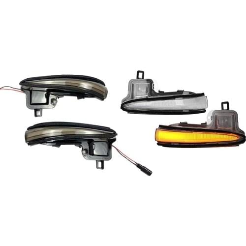 LED Turn Signal Lights, Sequential Dynamic Indicator Strip 2019-2021 RAV4, Highlander XU70 Transparent Turn Signal