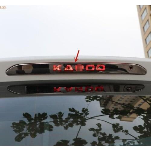 For Skoda KAROQ 2018 2019 2020 stainless steel Rear brake light Decorative patch Protection decoration car accessories