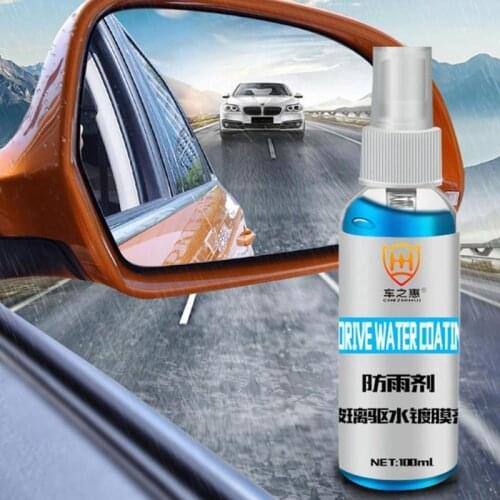 100ML Car Window Water Repellent Anti-rain Hydrophobic Coating Front Windshield Windscreen Mirror Glass Protective Spray