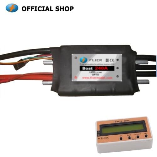 10S 240A brushless ESC with prog box for RC boat