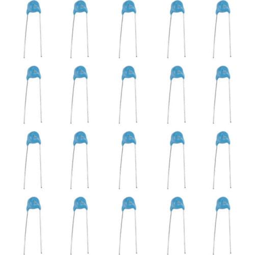 20Pcs High Voltage Monolithic Ceramic Capacitors 221k 220pF 15KV 15000V Capacitor Kit Electrical Access