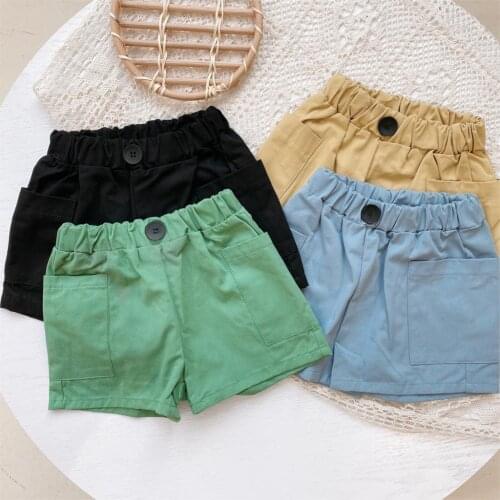 2021 summer clothing Boy girl baby children kids cotton shorts trousers Good quality comfortable clothes