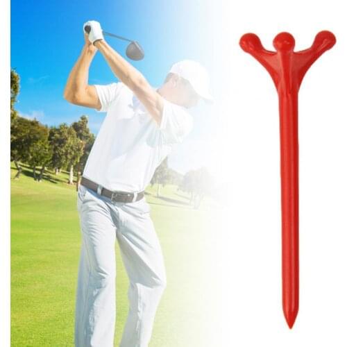 5Pcs Professional Stable Less Resistance Golf Plastic Tees Golf Tee Claw Less Resistance Durable Plastic Golf Tees for Clubs