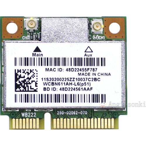 AR5B22 Dual Band WIFI WLAN CARD BT 4.0 For Lenovo Y480 Y510p Y500 Y410p Y430p