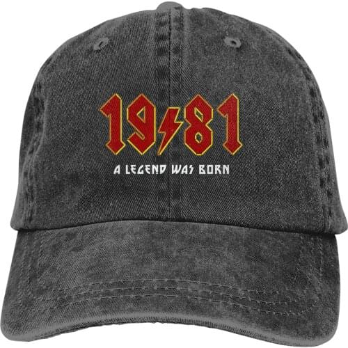 Who Still Rock Baseball Caps Peaked Cap 1981 40th Anniversary Sun Shade Hats for Men