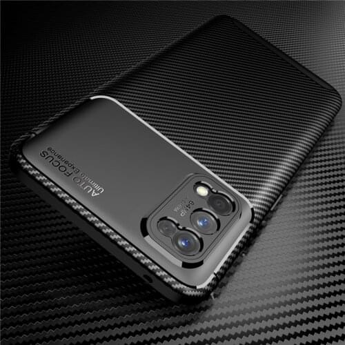 Carbon Fiber Case For OPPO Realme 7 Pro Case For OPPO Realme 7 8 Pro C3 C11 C15 A52 A72 A92 Reno3 4 5 Cover For Realme 7 5G Case
