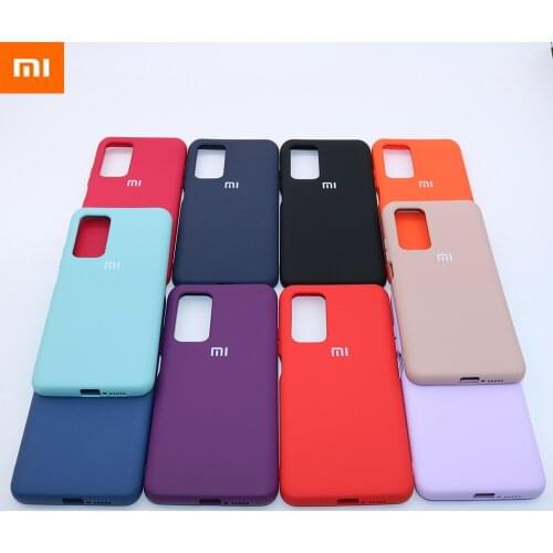 For Mi 10T Pro Mi POCO X3 NFC MI 10 lite Case Liquid Silicone Cover for Radmi 9A Mi Note 10 lite Note10 Case