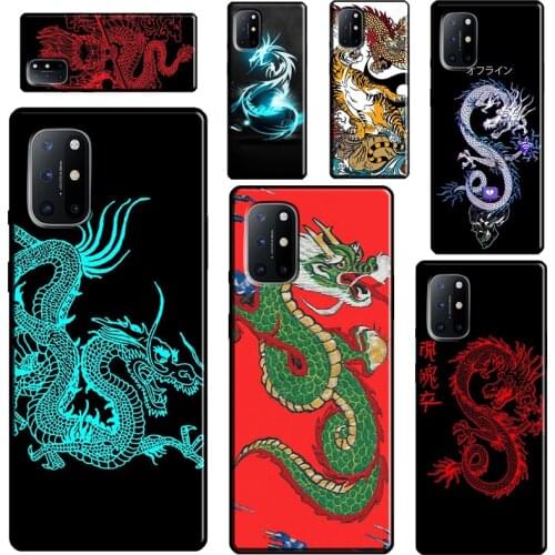 Ancient Japanese Dragon Case For Realme 6 7 8 Pro GT Neo C21 C11 C3 Q3 Pro Soft Cover For OnePlus 8T 7T 9R 8 9 Pro