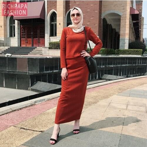 Dubai Abaya Turkish Muslim Hijab Dress Set Abayas Caftan Kaftan Islam Clothing For Women Djellaba Kleding Malaysia Pakistan Robe