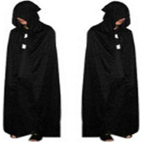 Gothic Hooded Stain Cloak Wicca Robe Witch Larp Cape Women Men Halloween Costumes Witche Vampires Fancy Party