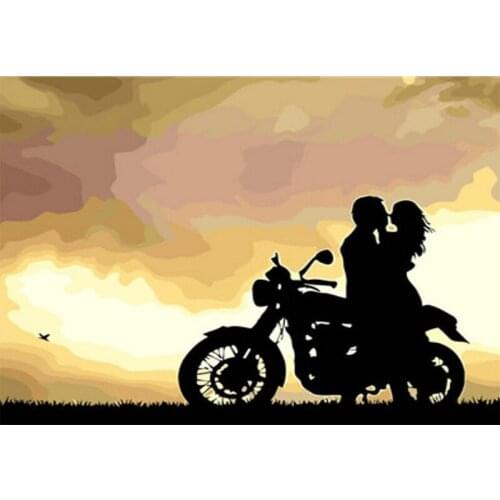 DIY Pictures By Number Kits Home Decoration Painting By Numbers Girl Drawing On Canvas HandPainted Art Gift