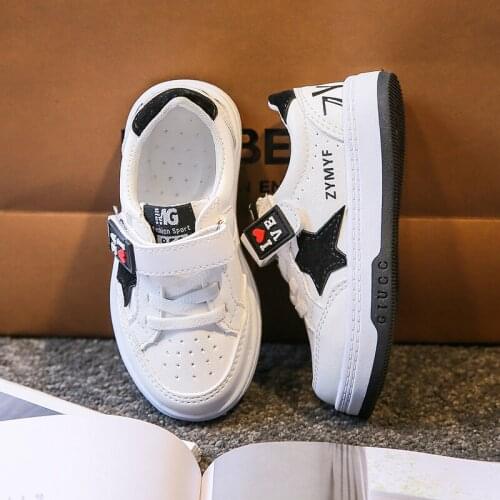 Boys Girls Fashion Sneakers Baby Little Kids Leather Trainers Children School Sport Shoes Soft Running Shoes Toddler Shoes