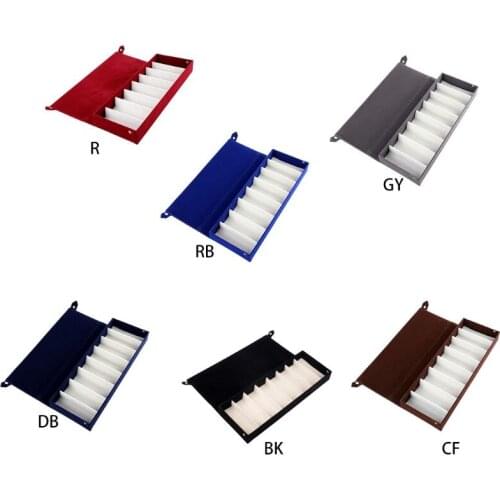 8 Grids Eyeglass Sunglasses Storage Box Display Grid Glasses Stand Case NEW
