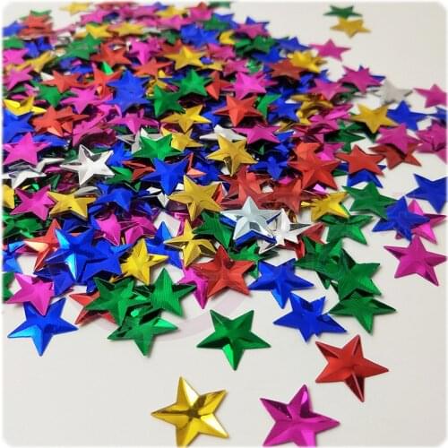 15mm Five-pointed Star Sequins For Crafts Glitter Garments Hair Accessories Fill Diy Manual Paillettes Scrapbooking Accessories