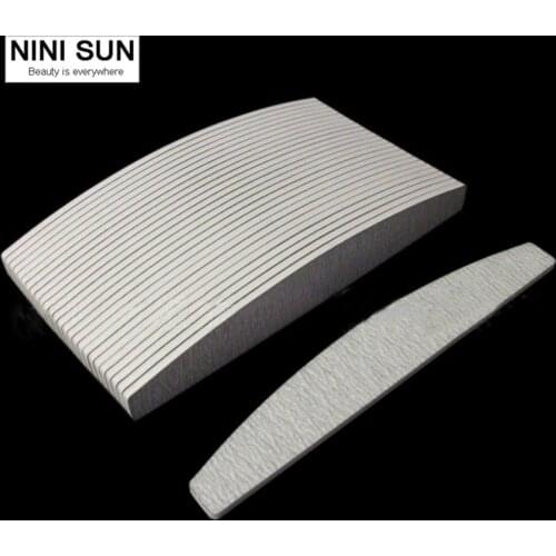 50Pcs Wholesale Sanding Nail Files 100/180 Manicure Nail Buffing Nail Files & Buffer Professional Salon Nail Art Tools Beauty