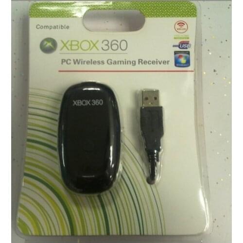 PC Wireless Controller Gaming USB Receiver Adapter For Microsoft XBOX 360 For Xbox360 Windows XP/7/8/10 black white color