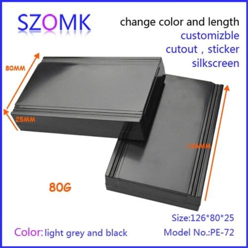 Szomk pcb outlet enclosure plastic (4 pcs) 126*80*25mm electronics control enclosure plastic enclosure box switch box