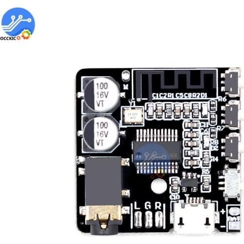 VHM-314 Bluetooth Audio Receiver Board Wireless Bluetooth 5.0 MP3 Player Music Module Lossless Decoder with Button