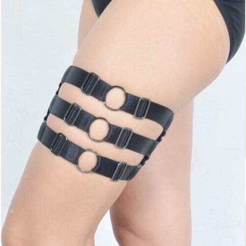 Handmade Sexy Black ring garter belt Harajuku pastel goth harness garter stockings sexy lingerie summer style body cage harness