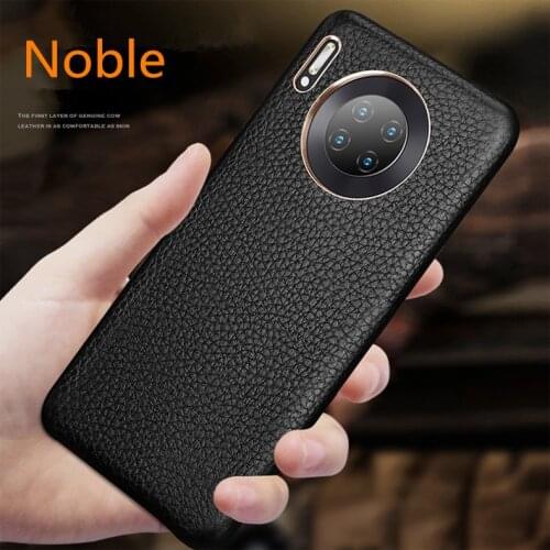Luxury Huawei Mate 30 Leather Case Noble For Huawei P40 Mate30 Mate 30 Pro Back Cover High Qulity Protective Case