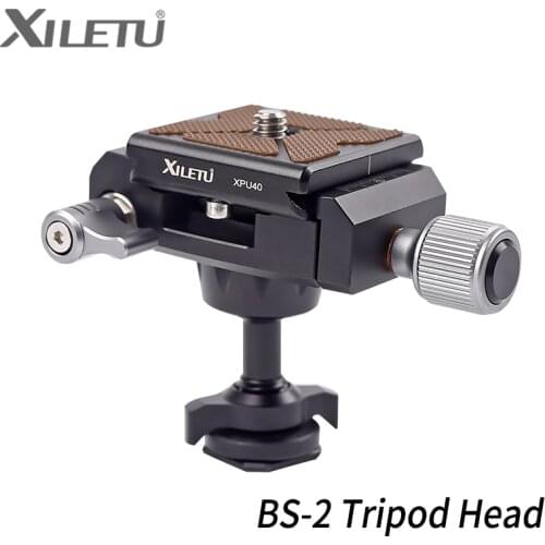 XILETU XBC-20 Tripod Head BallHead SLR Camera Monopod Double Panoramic Gimbal