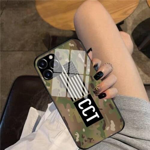 CCT Phone Case Glass Phone Case For iphone 12 11 Pro Max XS XR X 8 7 Plus SE2 Case