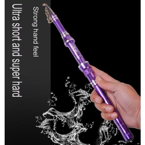 Ultra-short sea otter, small sea otter, sea bream, super hard 1.8-3.6 m carbon retractable road Aachen Free mailing