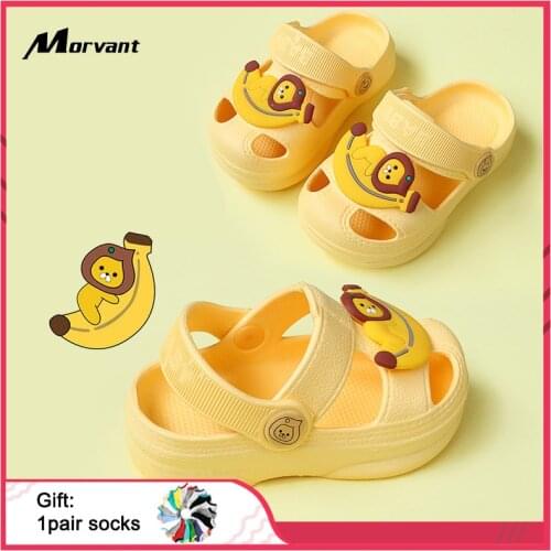 Kids Slippers EVA high quality Childrens garden shoes Lightweight Boys Girls Hole shoes Soft rebound Kids Shoes