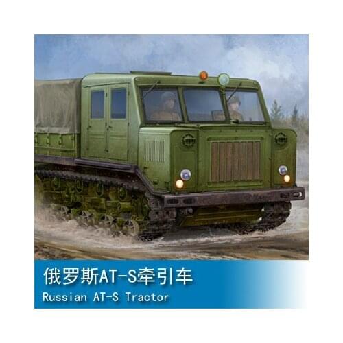 Trumpeter 09514 1/35 Scale WWII Russian AT-S Tractor Plastic Model Armor Kit Car TH07058-SMT6