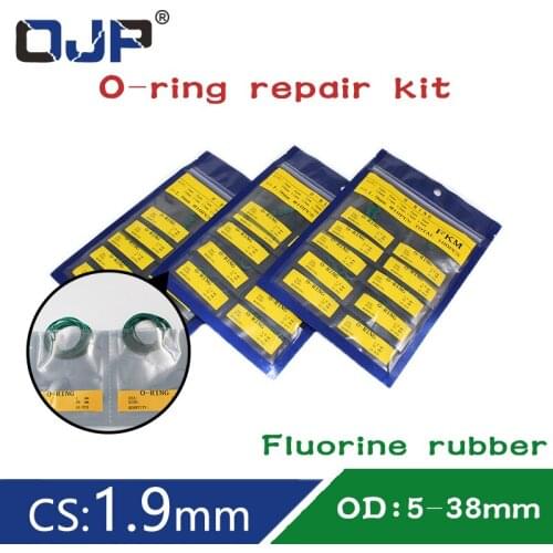 Seal O-Ring FKM CS1.9mm OD5/6/7/8/9/10/11/12/13/14/15/16/17/18/19/20/21/22/23/24/25/26/27/28/29/30/31/32/33/34/35/36/37/38*1.9mm