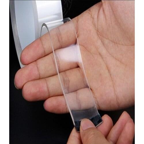 Nano Magic Tape Double Sided Tape Washable Reuse Nano Tape Traceless Double Sided waterproof Adhesiva Tape Duct tape
