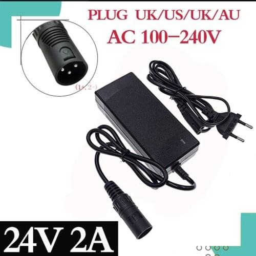 24V 2A scooter electric car charger universal sealed lead acid battery charger electric golf cart, ,electric bicycle, Scooter