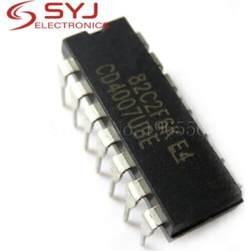 10pcs/lot CD4007UBE DIP14 CD4007 DIP CD4007BE DIP-14 CD4007U new and original IC In Stock