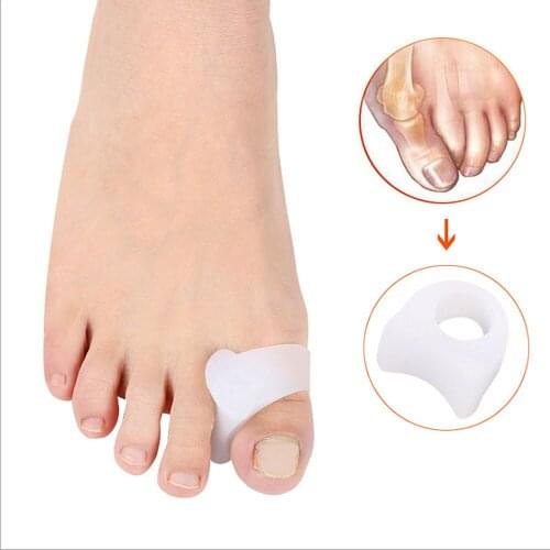 2pcs/Set Orthopedic Hallux Valgus Pro Bunion Corrector Toe Separator Stretchers Protector Pedicure Tool Silicone Feet Care