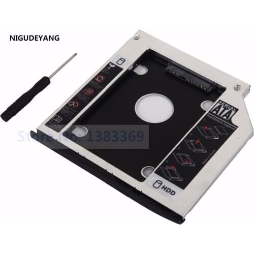With Bezel 2nd 2.5" inch HDD SSD Hard Drive Enclosure Caddy Adapter for HP EliteBook 2530P 2540p