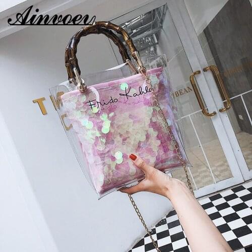 Женские прозрачные сумки Ainvoev China At AliExpress
